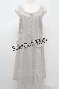 axes femme / ベスト風サロペット  カーキ S-25-07-16-012-AX-OP-HR-ZI