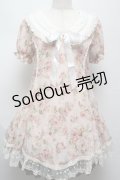 LIZ LISA / ローズ柄ニットチュニック  ピンク S-25-07-16-016-LO-TO-HR-ZS