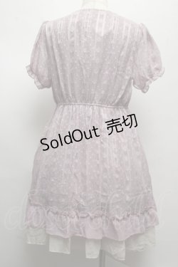画像2: axes femme / シフォンフリルワンピース  ラベンダー S-25-07-16-020-AX-BL-HR-ZI