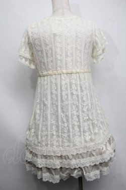 画像2: axes femme / 総レースビスチェ風プルオーバー  キナリ S-25-07-17-052-AX-TO-HR-ZS