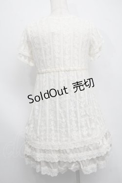 画像2: axes femme / 総レースビスチェ風プルオーバー  キナリ S-25-07-17-052-AX-TO-HR-ZS