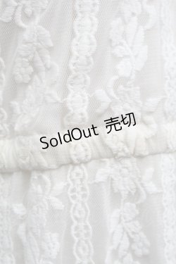 画像3: axes femme / 総レースビスチェ風プルオーバー  キナリ S-25-07-17-052-AX-TO-HR-ZS