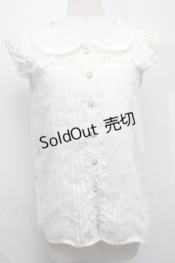 画像1: Ank Rouge / ノースリーブブラウス  オフ S-25-07-17-008-CA-TO-AS-ZS