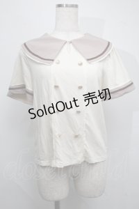Amavel / セーラーブラウス  オフ S-25-07-17-010-CA-TO-AS-ZS
