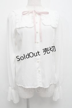 画像1: Ank Rouge / セーラーブラウス  白 S-25-07-17-021-CA-BL-AS-ZS