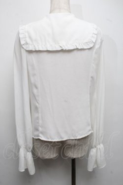 画像2: Ank Rouge / セーラーブラウス  白 S-25-07-17-021-CA-BL-AS-ZS