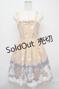 axes femme kawaii / ハロウィンナイトジャンパースカート  オレンジ S-25-07-18-040-AX-OP-HR-ZS