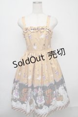 axes femme kawaii / ハロウィンナイトジャンパースカート  オレンジ S-25-07-18-040-AX-OP-HR-ZS