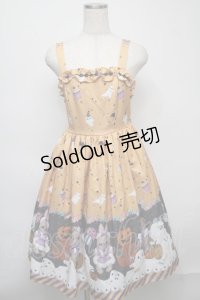 axes femme kawaii / ハロウィンナイトジャンパースカート  オレンジ S-25-07-18-040-AX-OP-HR-ZS
