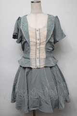 axes femme / 重ね着風カットソーワンピース  グリーン S-25-07-18-044-AX-OP-HR-ZI