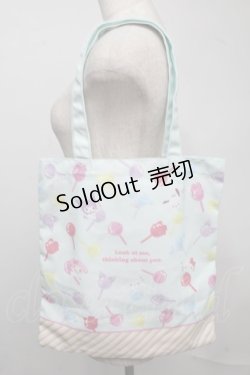 画像2: サンリオ / チュッパチャップスコラボトートバッグ  サックス S-25-07-18-006-EL-TS-HR-ZS