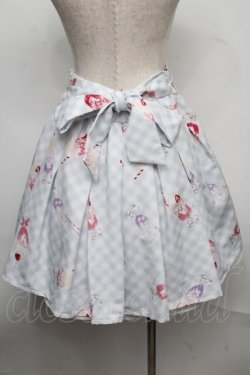 画像2: Ank Rouge / クリームソーダギンガムスカート  サックス S-25-07-18-055-CA-PA-AS-ZS
