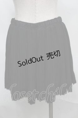 画像2: axes femme / レース使いプリーツキュロット  黒 S-25-07-18-060-AX-SK-HR-ZS