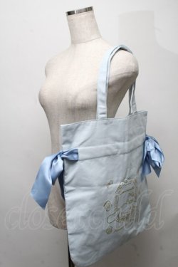 画像3: Maison de FLEUR / シナモロールトートバッグ  サックス S-25-07-18-007-LO-BG-HR-ZS