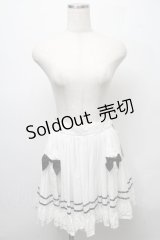 ALICE and the PIRATES / アリスのローンフリルエプロン  白ｘ黒 S-25-07-18-012-PA-SK-HR-ZS