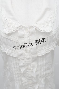 画像3: axes femme / レース使いドビードットブラウス  キナリ S-25-07-18-021-AX-BL-HR-ZS