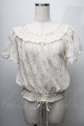 axes femme / 総レースクロプトトップス  オフ S-25-07-18-023-AX-TO-HR-ZS