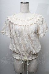axes femme / 総レースクロプトトップス  オフ S-25-07-18-023-AX-TO-HR-ZS