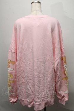 画像2: Candy Stripper / CINNAMOROLL BIG SWEAT  ピンク S-25-07-18-028-PU-BL-HR-ZS