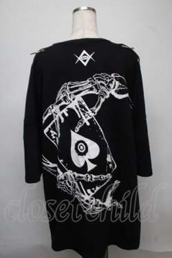 画像2: REFLEM / ショルダーリングカットソー  黒 S-25-07-18-032-PU-TO-AS-ZS