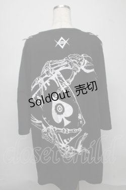 画像2: REFLEM / ショルダーリングカットソー  黒 S-25-07-18-032-PU-TO-AS-ZS
