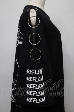 画像3: REFLEM / ショルダーリングカットソー  黒 S-25-07-18-032-PU-TO-AS-ZS