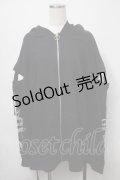 REFLEM / カッティングショルダーパーカー  黒 S-25-07-18-033-PU-TO-AS-ZS