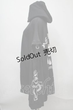 画像3: REFLEM / カッティングショルダーパーカー  黒 S-25-07-18-033-PU-TO-AS-ZS