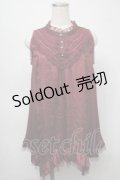 axes femme / イレヘムボータイリボンチュニ  ワイン S-25-07-18-035-AX-TO-HR-ZS
