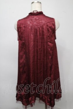 画像3: axes femme / イレヘムボータイリボンチュニ  ワイン S-25-07-18-035-AX-TO-HR-ZS