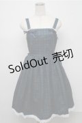 axes femme kawaii / おさんぽテリア柄ジャンスカ  グリーン S-25-07-20-044-AX-OP-AS-ZS