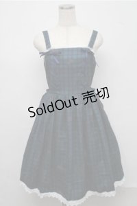 axes femme kawaii / おさんぽテリア柄ジャンスカ  グリーン S-25-07-20-044-AX-OP-AS-ZS