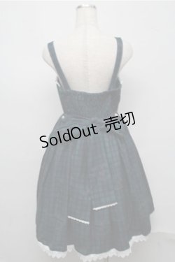 画像2: axes femme kawaii / おさんぽテリア柄ジャンスカ  グリーン S-25-07-20-044-AX-OP-AS-ZS