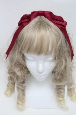 画像2: Amavel / ぱっちんリボンカチューシャ  ワイン S-25-07-20-004-CA-AC-HR-ZS