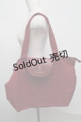 m petit by misako / AMフラップエコバッグ  ワイン S-25-07-20-011-LO-ZA-HR-ZS