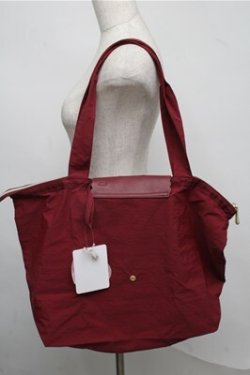 画像2: m petit by misako / AMフラップエコバッグ  ワイン S-25-07-20-011-LO-ZA-HR-ZS