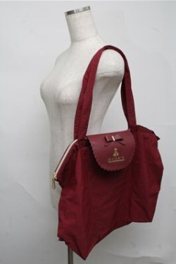 画像3: m petit by misako / AMフラップエコバッグ  ワイン S-25-07-20-011-LO-ZA-HR-ZS