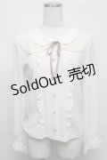 axes femme POETIQUE / レースカラーブラウスプルオーバー  オフ S-25-07-20-013-AX-TO-HR-ZI