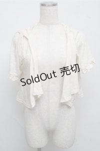 axes femme / フード付きボレロ  キナリ S-25-07-20-018-AX-TO-HR-ZI