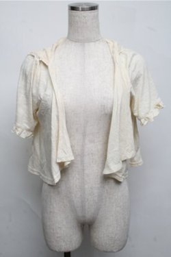 画像1: axes femme / フード付きボレロ  キナリ S-25-07-20-018-AX-TO-HR-ZS