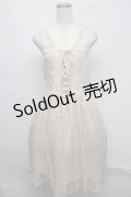 axes femme / Iラインレースアップワンピース  キナリ S-25-07-20-023-AX-OP-HR-ZI