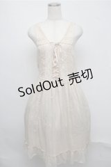 axes femme / Iラインレースアップワンピース  キナリ S-25-07-20-023-AX-OP-HR-ZI