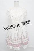 axes femme / 小花柄チュニック  キナリ S-25-07-20-025-AX-OP-HR-ZS