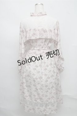 画像2: axes femme / ヨークレース小花プリントワンピース  ピンク S-25-07-20-028-AX-OP-HR-ZS