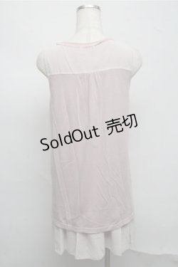 画像2: axes femme / 3Dレースチュニ  ピンク S-25-07-20-029-AX-OP-HR-ZI