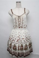 axes femme / レースパネルブーケ花柄ワンピース  キナリ S-25-07-20-032-AX-OP-HR-ZS
