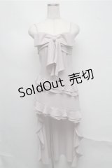 EAT ME / ラッフルアシンメトリーワンピース  ピンク S-25-07-20-035-LO-OP-HR-ZT313