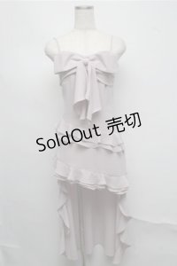 EAT ME / ラッフルアシンメトリーワンピース  ピンク S-25-07-20-035-LO-OP-HR-ZT313