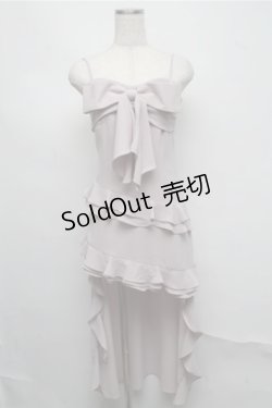 画像1: EAT ME / ラッフルアシンメトリーワンピース  ピンク S-25-07-20-035-LO-OP-HR-ZT313