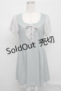 axes femme / オーナメントジャガドワンピース  グリーン S-25-07-20-036-AX-OP-HR-ZS